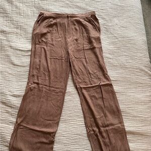 Saltwater LUXE Brown Polka Dot Pants